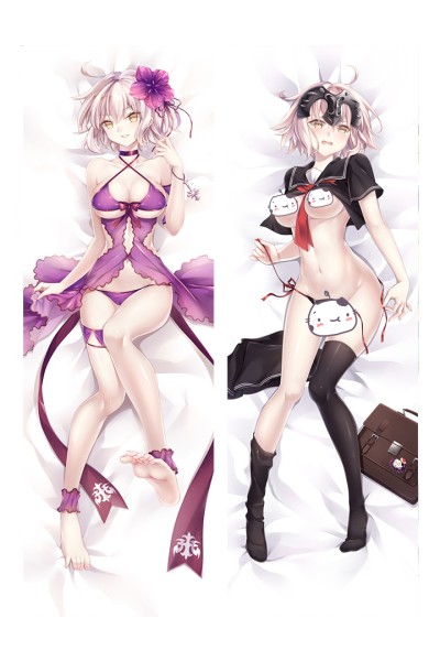 Fate/Grand Order FGO Jeanne D'Arc Anime Dakimakura Pillow Cover