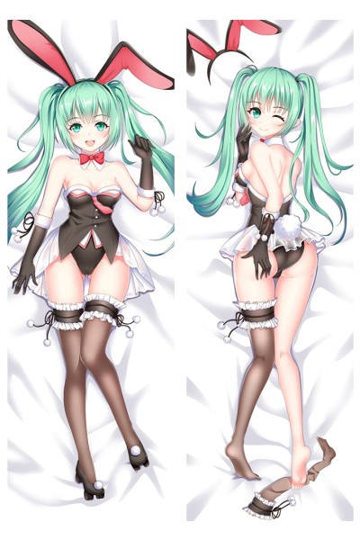 Hatsune Miku Bunny Anime Dakimakura Pillow Case 