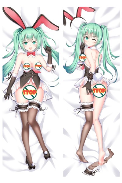 Hatsune Miku Bunny Anime Dakimakura Pillow Case 