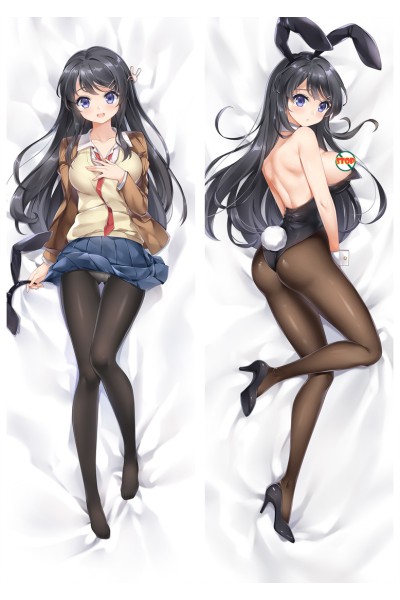Rascal Does Not Dream of Bunny Girl Senpai Sakurajima Mai Anime Dakimakura Pillow Cover