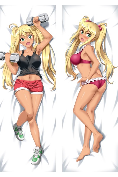 How Heavy Are the Dumbbells You Lift? Sakura Hibiki Anime Dakimakura Pillow Cover