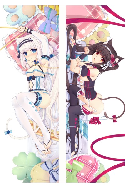 Nekopara Chocola&Vanilla Anime Dakimakura Pillow Cover