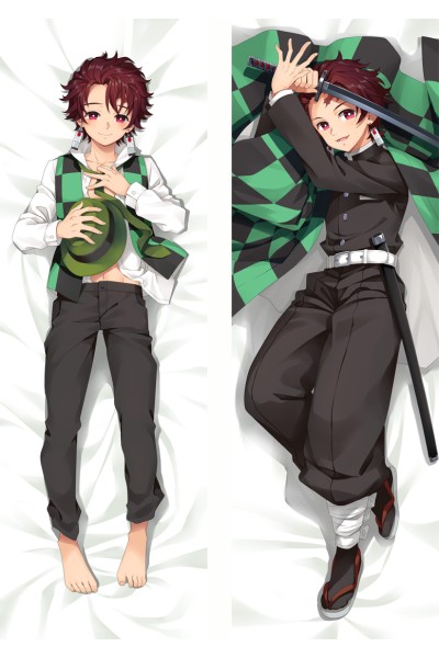 Demon Slayer: Kimetsu no Yaiba Kamado Tanjirou Anime Dakimakura Pillow Cover