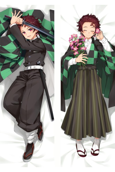 Demon Slayer: Kimetsu no Yaiba Tanjirou Anime Dakimakura Pillow Cover
