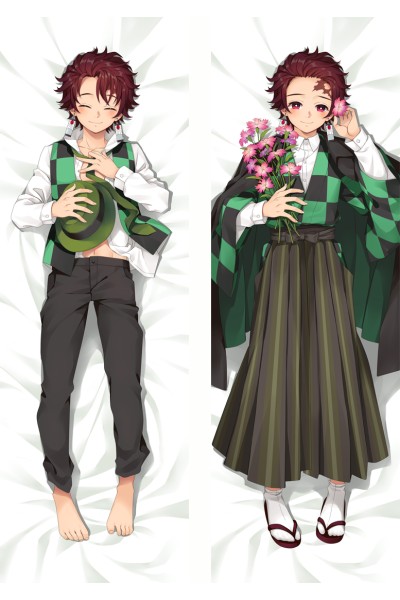 Demon Slayer: Kimetsu no Yaiba Tanjirou Anime Dakimakura Pillow Cover