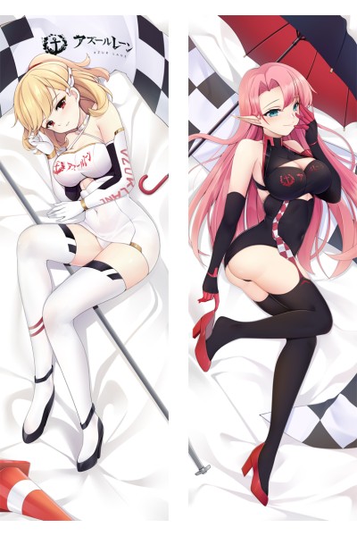 Azur Lane HMS Prince of Wales&Duke of York Anime Dakimakura Pillow Cover