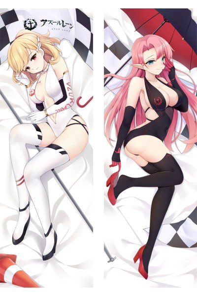 Azur Lane HMS Prince of Wales&Duke of York Anime Dakimakura Pillow Cover