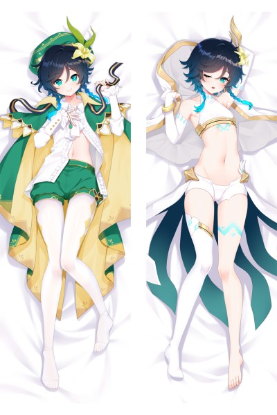 Genshin Impact Venti Anime Dakimakura Body Pillow Cover