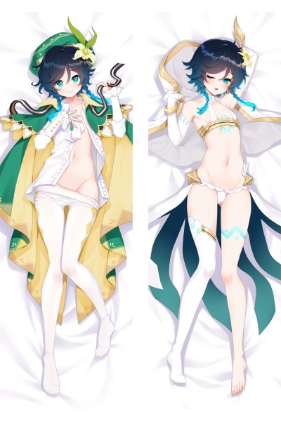 Genshin Impact Venti Anime Dakimakura Body Pillow Cover