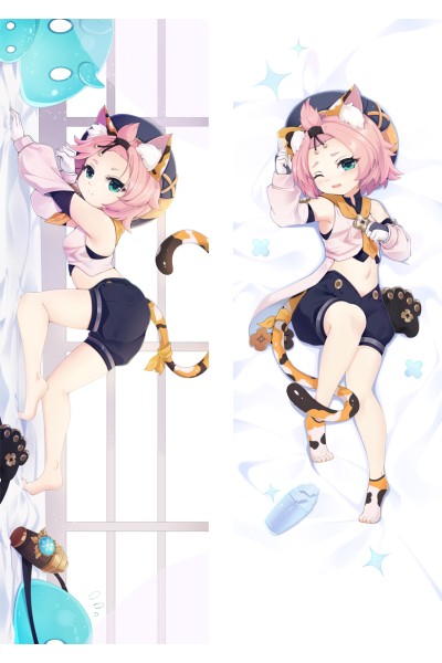 Genshin Impact Diona Anime Dakimakura Body Pillow Cover