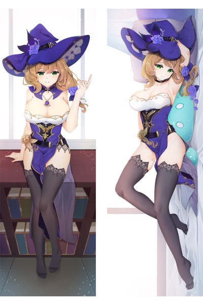 Genshin Impact Lisa Anime Dakimakura Body Pillow Cover