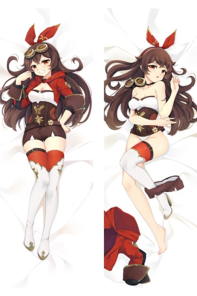 Genshin Impact Amber Anime Dakimakura Body Pillow Cover