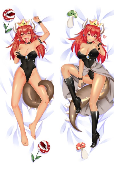 Super Mario Princess Bowsette Anime Dakimakura Body Pillow Cover H3880-C