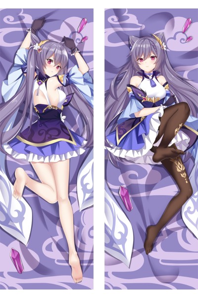 Genshin Impact Keqing Anime Dakimakura Body Pillow Cover