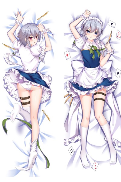 Touhou Project Izayoi Sakuya Anime Dakimakura Body Pillow Cover
