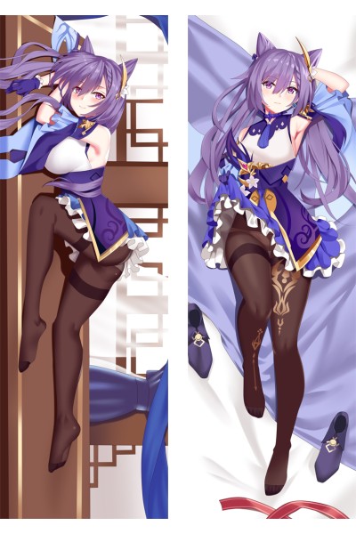 Genshin Impact Keqing Anime Dakimakura Body Pillow Cover