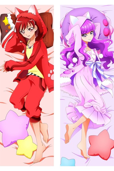Pretty Cure Yukari Kotozume & Akira Kenjou Anime Dakimakura Pillow Cover