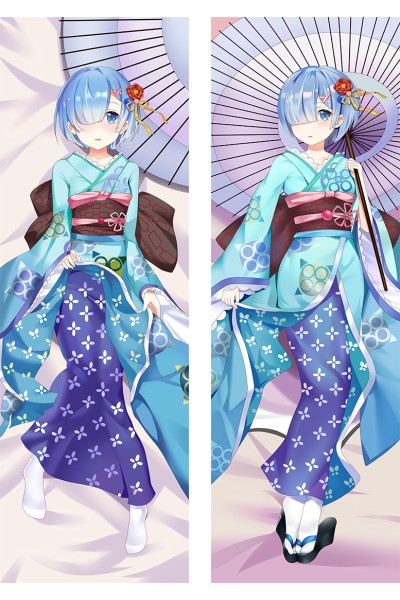 Re:Zero − Starting Life in Another World Rem Anime Dakimakura Pillow Cover H3952-A