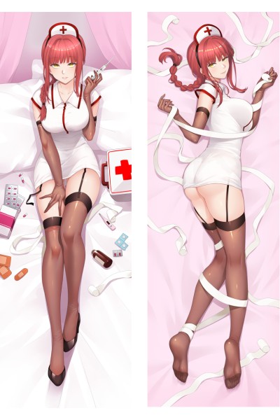 Chainsaw Man Makima Nurse Uniform Anime Dakimakura Body Pillow Cover