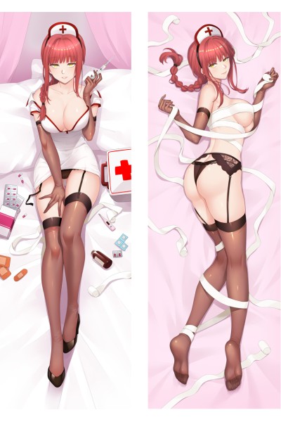 Chainsaw Man Makima Nurse Uniform Anime Dakimakura Body Pillow Cover