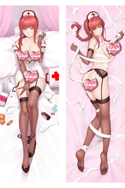 Chainsaw Man Makima Nurse Uniform Anime Dakimakura Body Pillow Cover