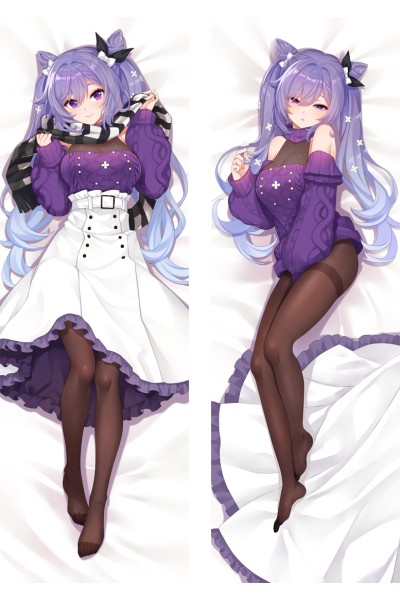 Genshin Impact Keqing Anime Dakimakura Body Pillow Cover