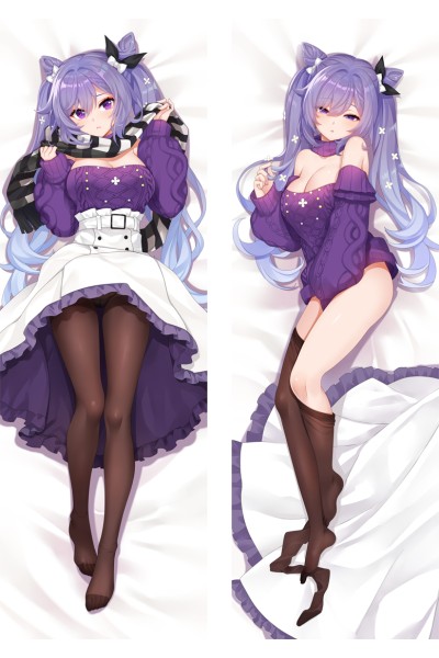 Genshin Impact Keqing Anime Dakimakura Body Pillow Cover
