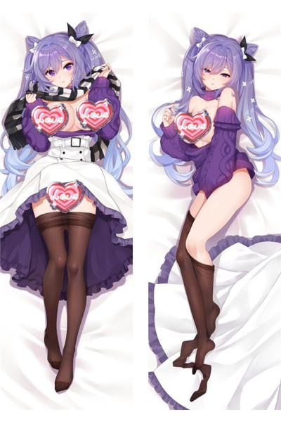 Genshin Impact Keqing Anime Dakimakura Body Pillow Cover