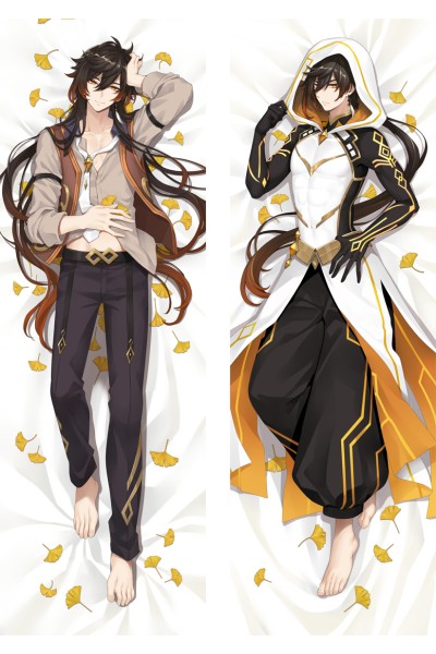 Genshin Impact ZhongLi Anime Dakimakura Body Pillow Cover