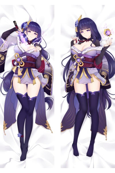 Genshin Impact Raiden Shogun Baal Anime Dakimakura Body Pillow Cover