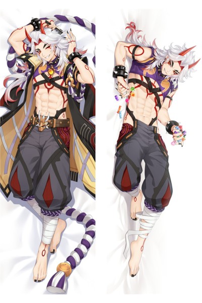 Genshin Impact Arataki Itto Anime Dakimakura Body Pillow Cover