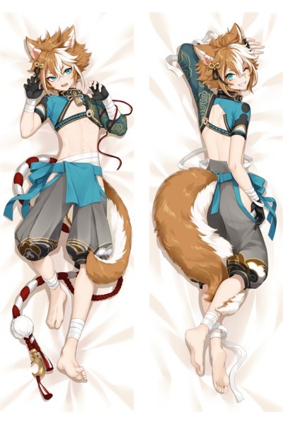 Genshin Impact Gorou Anime Dakimakura Body Pillow Cover