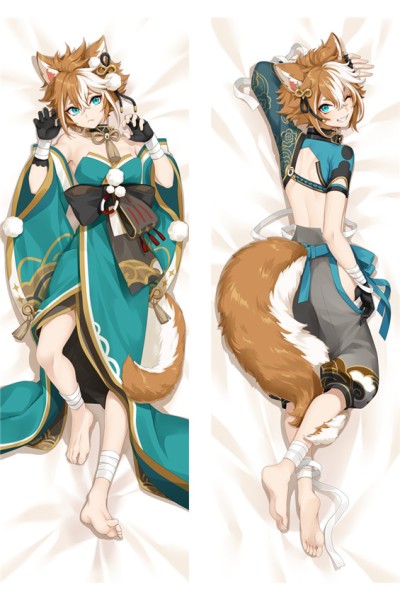 Genshin Impact Gorou Anime Dakimakura Body Pillow Cover