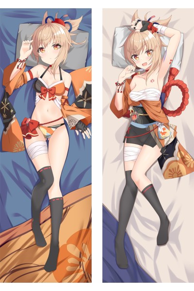 Genshin Impact YOIMIYA Anime Dakimakura Body Pillow Cover