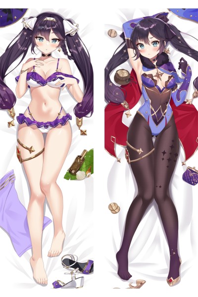 Genshin Impact Mona Anime Dakimakura Body Pillow Cover