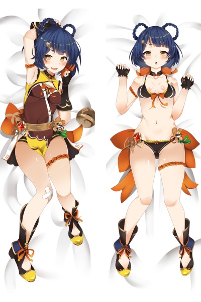 Genshin Impact Xiang Ling Anime Dakimakura Body Pillow Cover