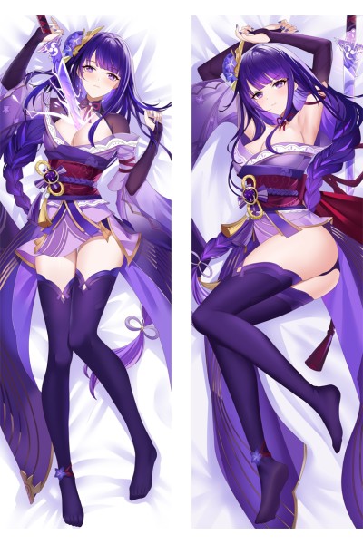 Genshin Impact Raiden Shogun Baal Anime Dakimakura Body Pillow Cover