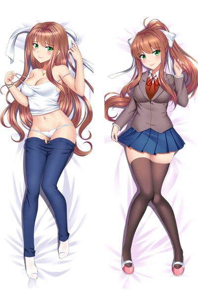 Doki Doki Literature Club! Monika Anime Dakimakura Body Pillow Cover
