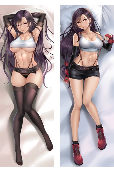 Final Fantasy Tifa Lockhart Anime Dakimakura Body Pillow Cover