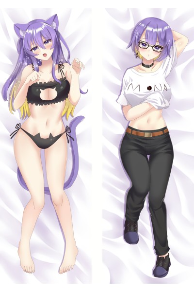 Virtual Youtuber Nekomata Okayu Anime Dakimakura Body Pillow Cover