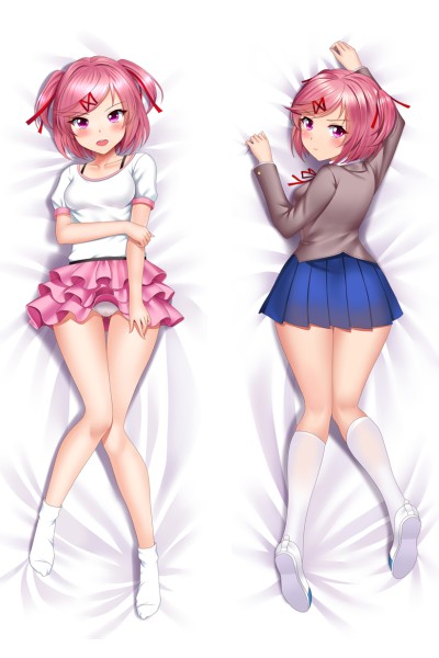 Doki Doki Literature Club! Natsuki Anime Dakimakura Body Pillow Cover