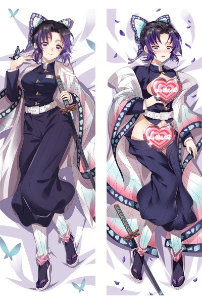 Demon Slayer: Kimetsu no Yaiba Kochou Shinobu Anime Dakimakura Body Pillow Cover H4026-B