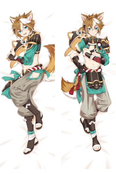 Genshin Impact Gorou Anime Dakimakura Body Pillow Cover