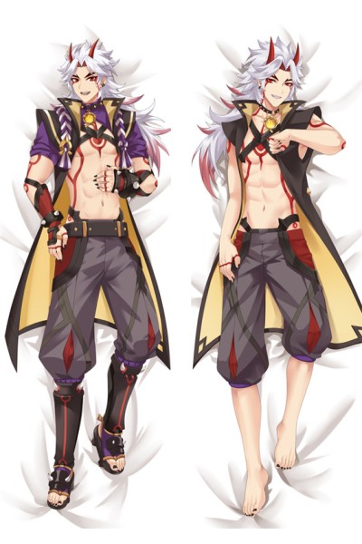 Genshin Impact Arataki Itto Anime Dakimakura Body Pillow Cover
