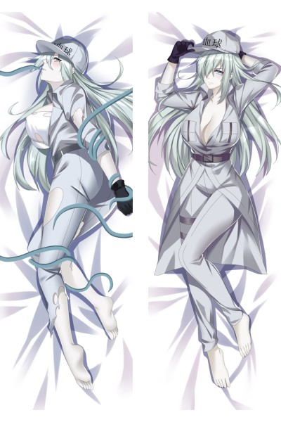Cells at Work! Black White blood cell 1196 Anime Dakimakura Body Pillow Cover