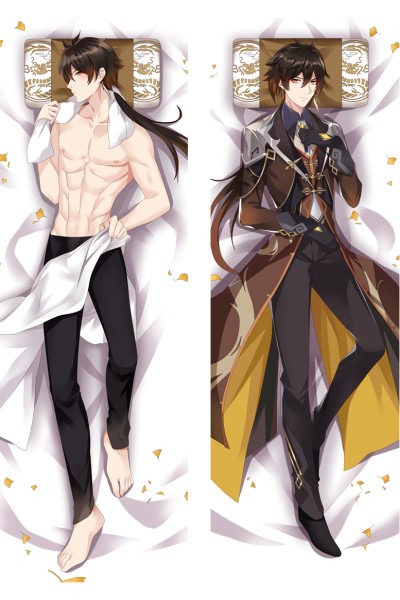 Genshin Impact ZhongLi Anime Dakimakura Body Pillow Cover