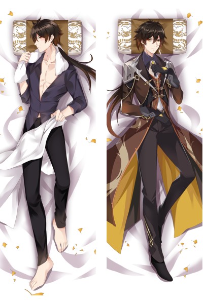 Genshin Impact ZhongLi Anime Dakimakura Body Pillow Cover