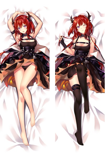 Arknights Surtr Anime Dakimakura Body Pillow Cover H4130-A
