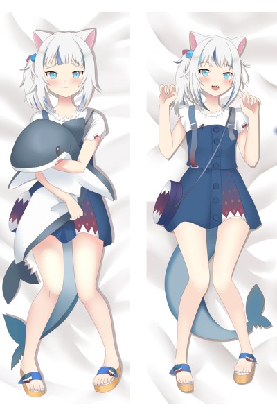 Virtual Youtuber Gawr Gura Anime Dakimakura Body Pillow Cover