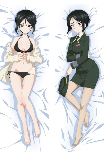 Girls und Panzer Rumi Anime Dakimakura Body Pillow Cover